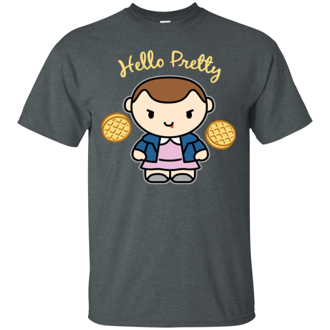 T-Shirts Dark Heather / Small Hello Pretty T-Shirt