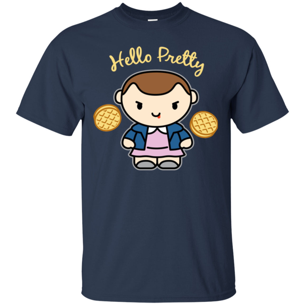 T-Shirts Navy / Small Hello Pretty T-Shirt