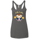 T-Shirts Premium Heather / X-Small Hello Pretty Women's Triblend Racerback Tank