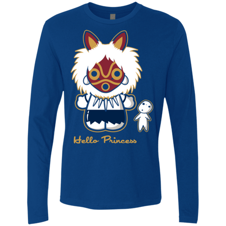 T-Shirts Royal / Small Hello Princess Men's Premium Long Sleeve