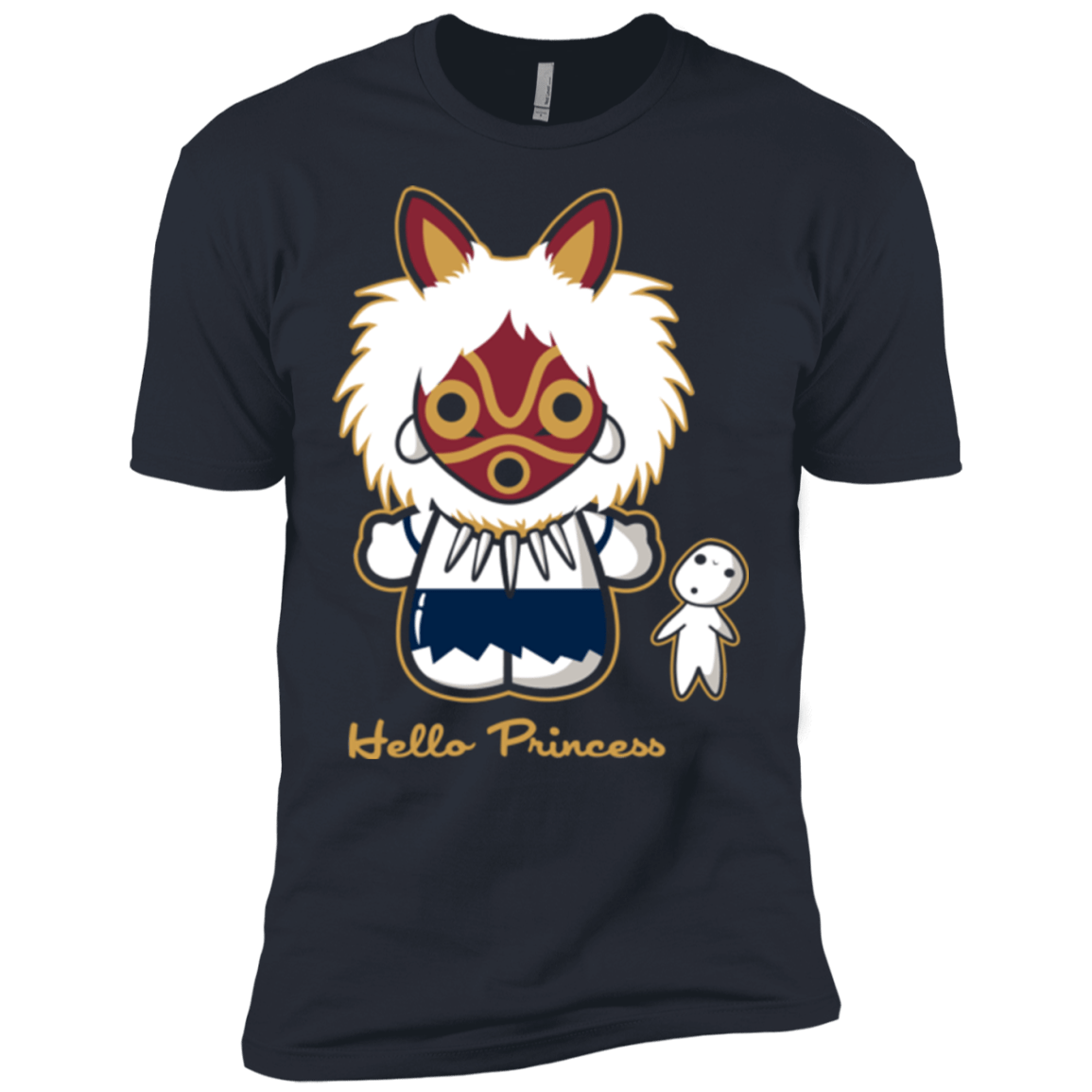 T-Shirts Indigo / X-Small Hello Princess Men's Premium T-Shirt