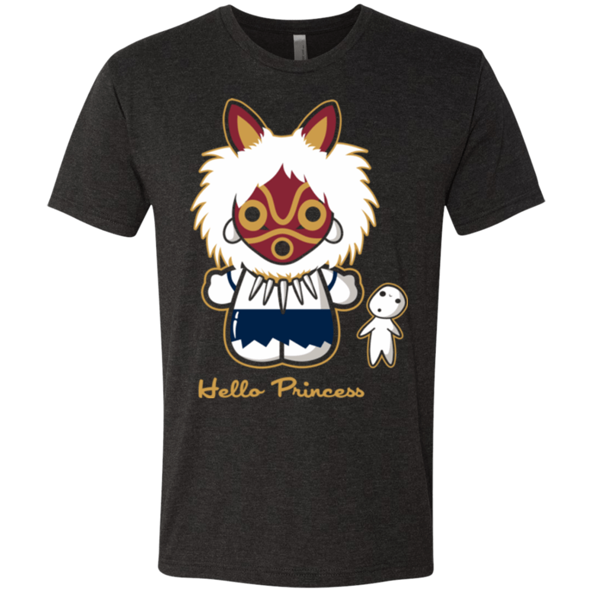T-Shirts Vintage Black / Small Hello Princess Men's Triblend T-Shirt