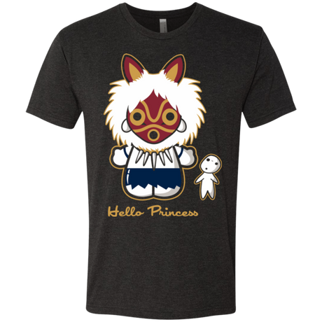 T-Shirts Vintage Black / Small Hello Princess Men's Triblend T-Shirt