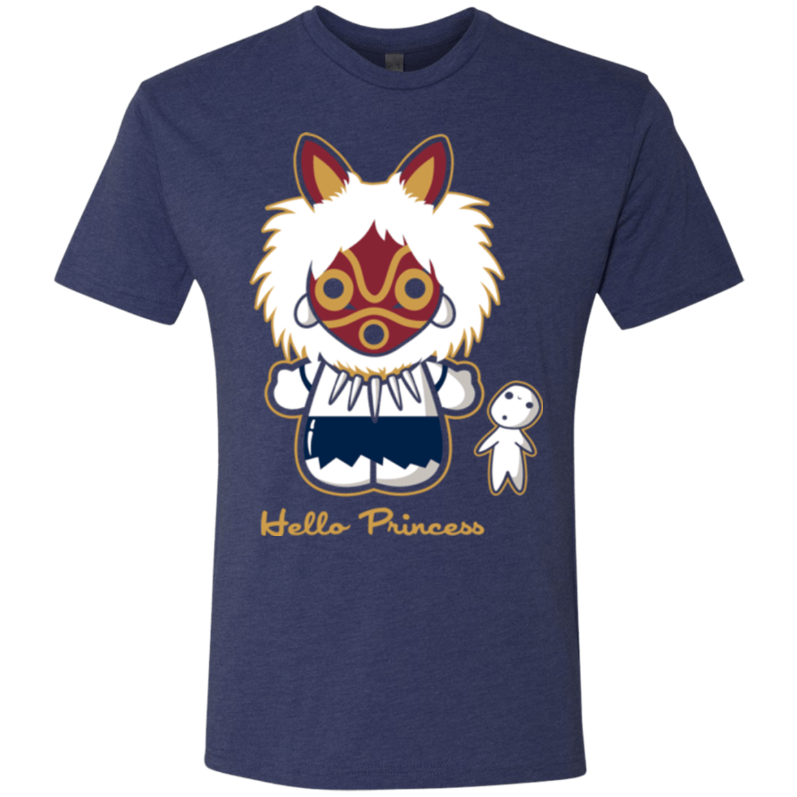 T-Shirts Vintage Navy / Small Hello Princess Men's Triblend T-Shirt