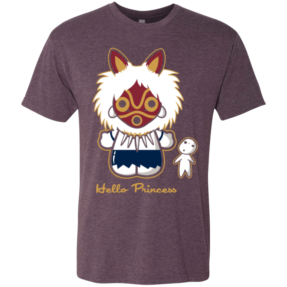 T-Shirts Vintage Purple / Small Hello Princess Men's Triblend T-Shirt