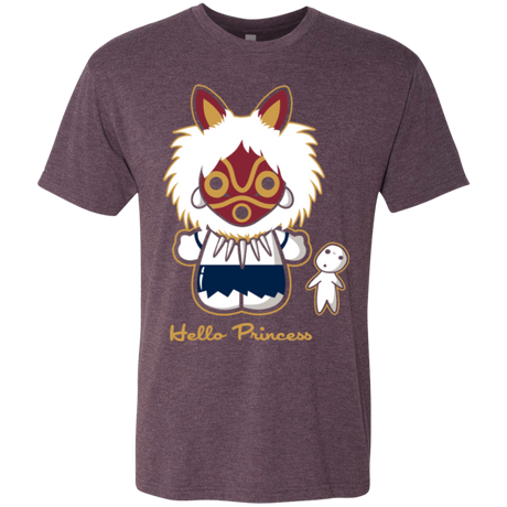 T-Shirts Vintage Purple / Small Hello Princess Men's Triblend T-Shirt