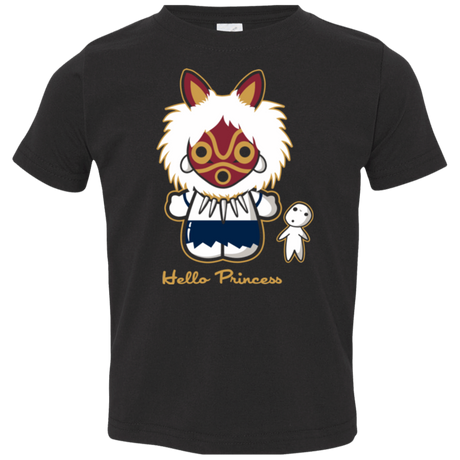 T-Shirts Black / 2T Hello Princess Toddler Premium T-Shirt