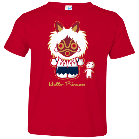 T-Shirts Red / 2T Hello Princess Toddler Premium T-Shirt