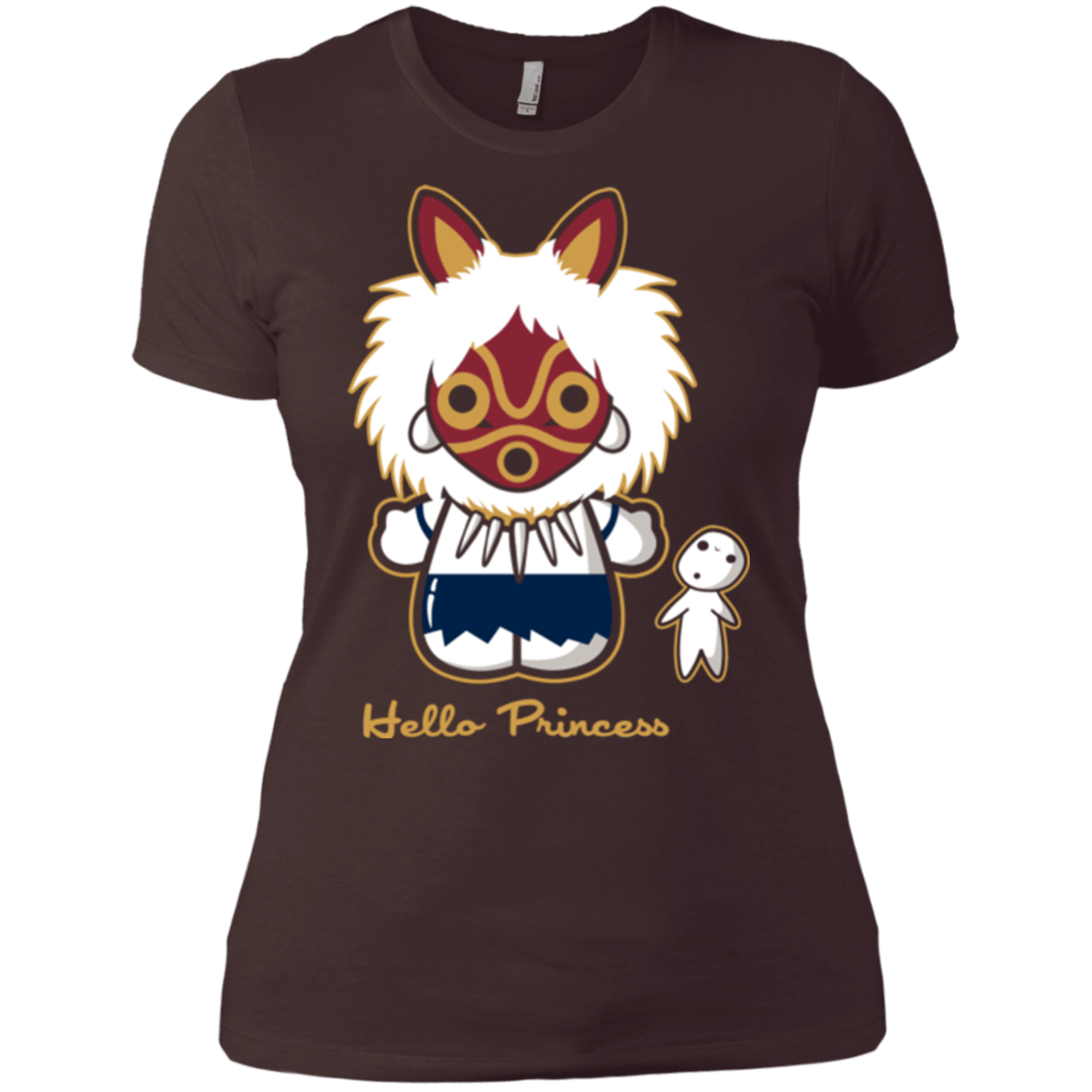 T-Shirts Dark Chocolate / X-Small Hello Princess Women's Premium T-Shirt