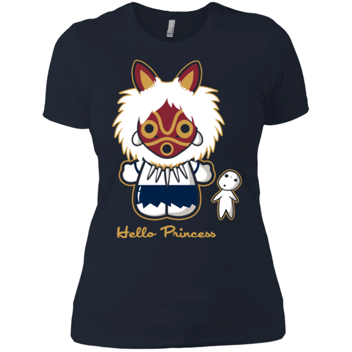 T-Shirts Midnight Navy / X-Small Hello Princess Women's Premium T-Shirt