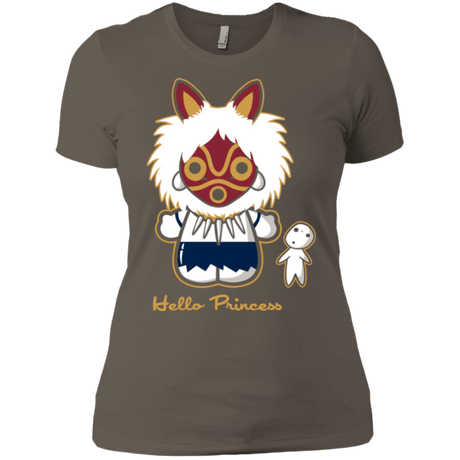 T-Shirts Warm Grey / X-Small Hello Princess Women's Premium T-Shirt