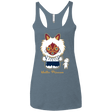 T-Shirts Indigo / X-Small Hello Princess Women's Triblend Racerback Tank