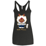 T-Shirts Vintage Black / X-Small Hello Princess Women's Triblend Racerback Tank