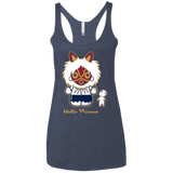 T-Shirts Vintage Navy / X-Small Hello Princess Women's Triblend Racerback Tank