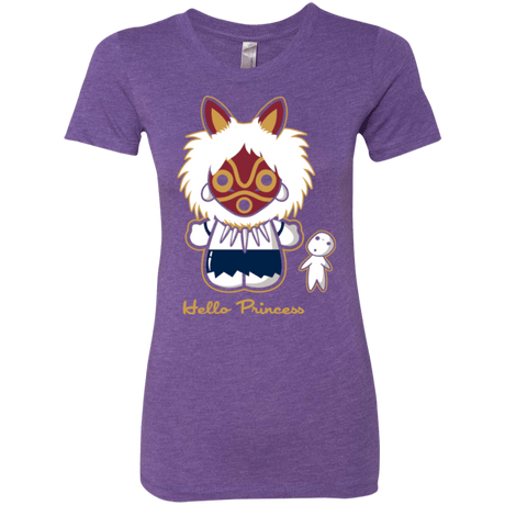 T-Shirts Purple Rush / Small Hello Princess Women's Triblend T-Shirt