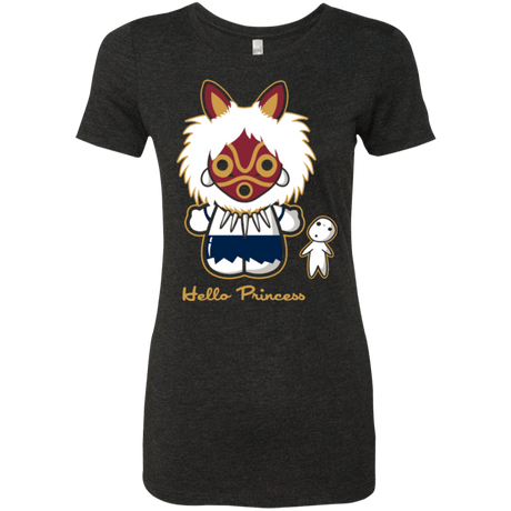 T-Shirts Vintage Black / Small Hello Princess Women's Triblend T-Shirt