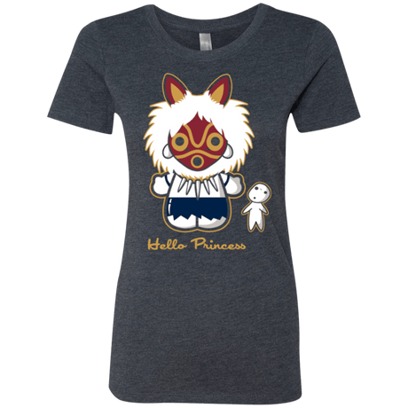 T-Shirts Vintage Navy / Small Hello Princess Women's Triblend T-Shirt