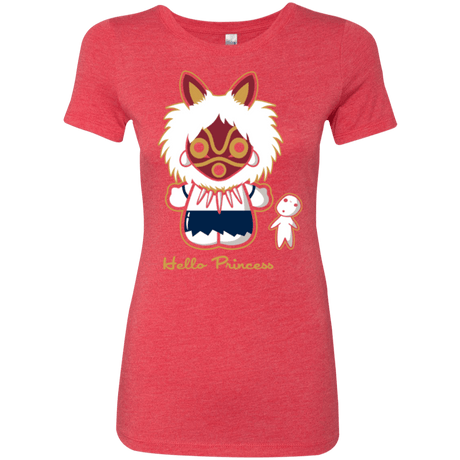 T-Shirts Vintage Red / Small Hello Princess Women's Triblend T-Shirt
