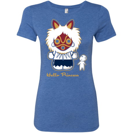 T-Shirts Vintage Royal / Small Hello Princess Women's Triblend T-Shirt