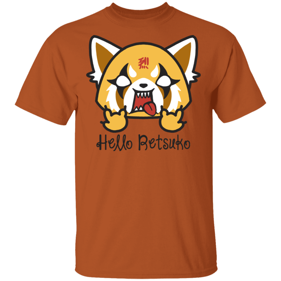 T-Shirts Texas Orange / S Hello Retsuko T-Shirt