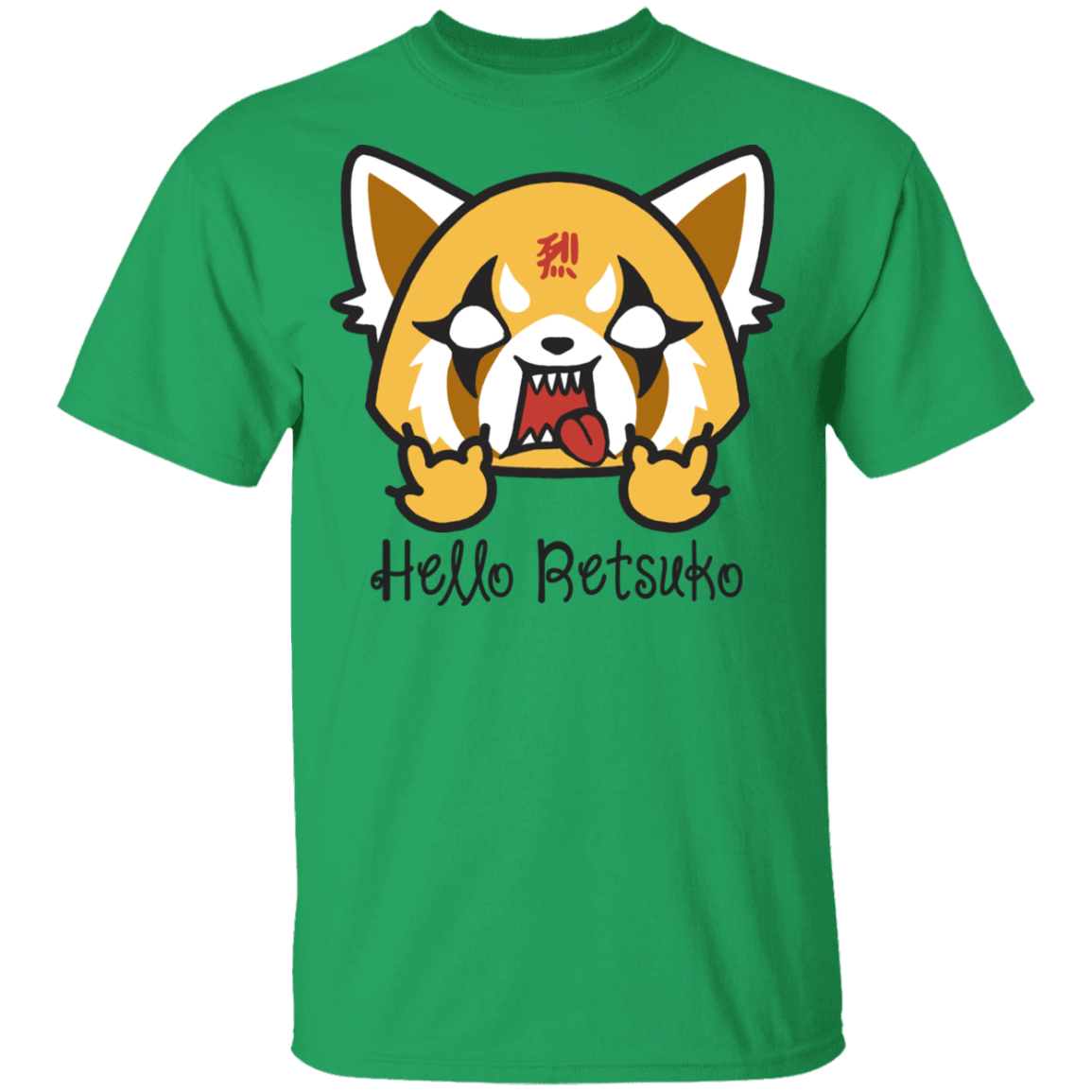 T-Shirts Irish Green / YXS Hello Retsuko Youth T-Shirt