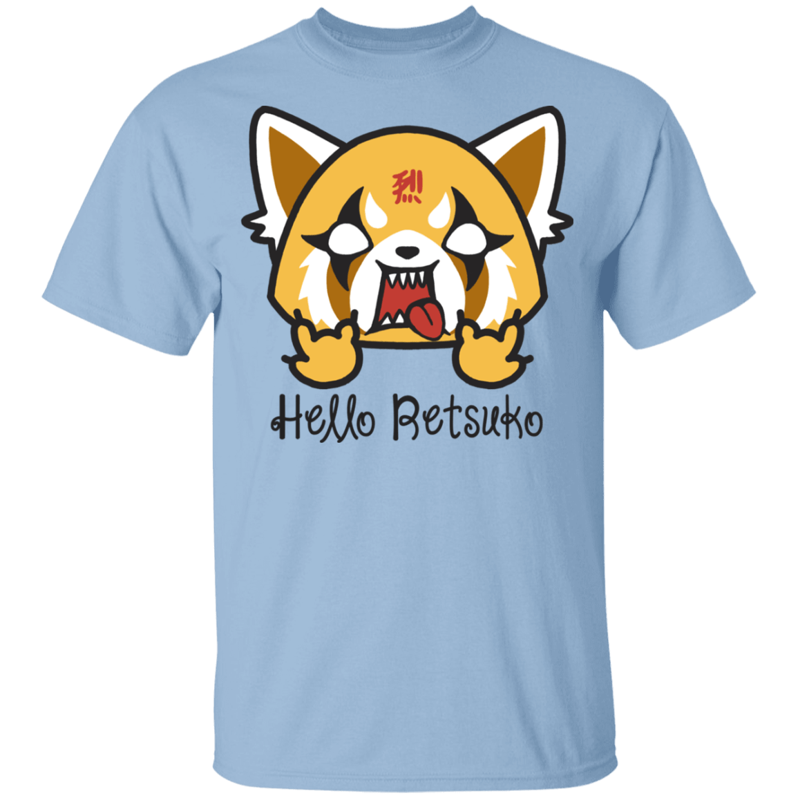 T-Shirts Light Blue / YXS Hello Retsuko Youth T-Shirt