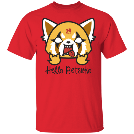 T-Shirts Red / YXS Hello Retsuko Youth T-Shirt