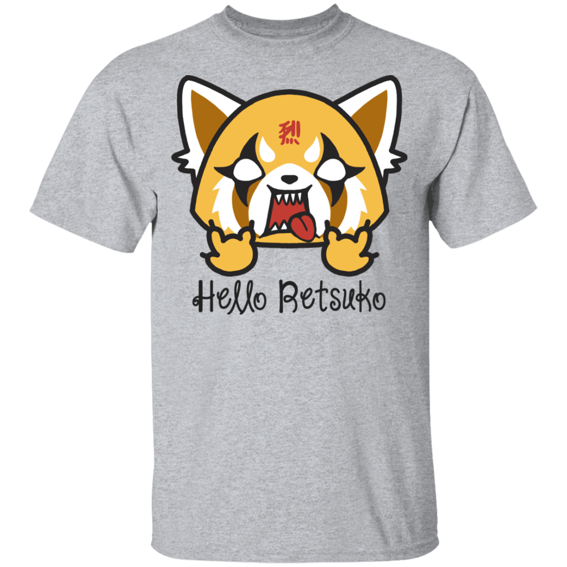 T-Shirts Sport Grey / YXS Hello Retsuko Youth T-Shirt