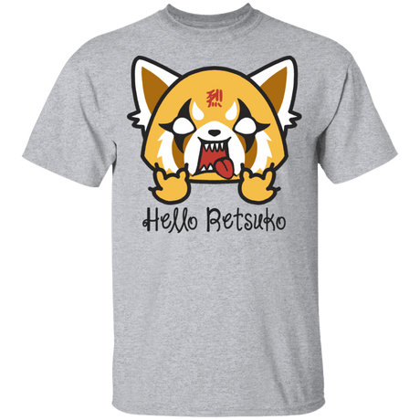 T-Shirts Sport Grey / YXS Hello Retsuko Youth T-Shirt