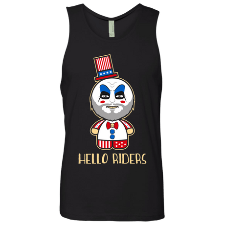 T-Shirts Black / Small Hello Rider Men's Premium Tank Top
