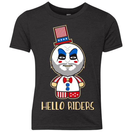 T-Shirts Vintage Black / YXS Hello Rider Youth Triblend T-Shirt