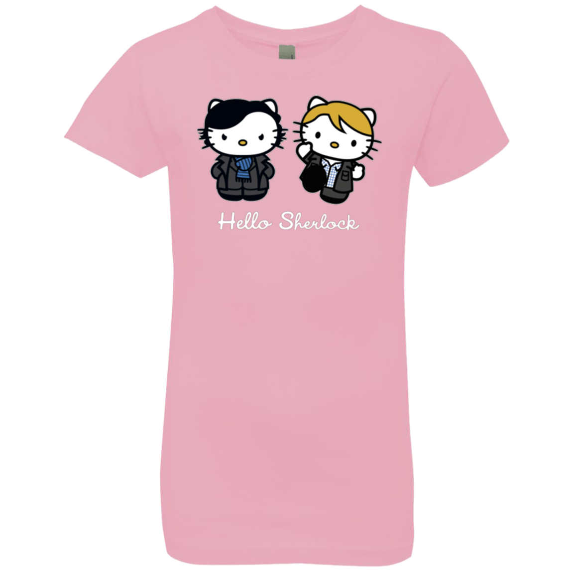 T-Shirts Light Pink / YXS Hello Sherlock Girls Premium T-Shirt
