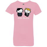 T-Shirts Light Pink / YXS Hello Sherlock Girls Premium T-Shirt