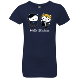 T-Shirts Midnight Navy / YXS Hello Sherlock Girls Premium T-Shirt