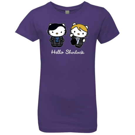 T-Shirts Purple Rush / YXS Hello Sherlock Girls Premium T-Shirt