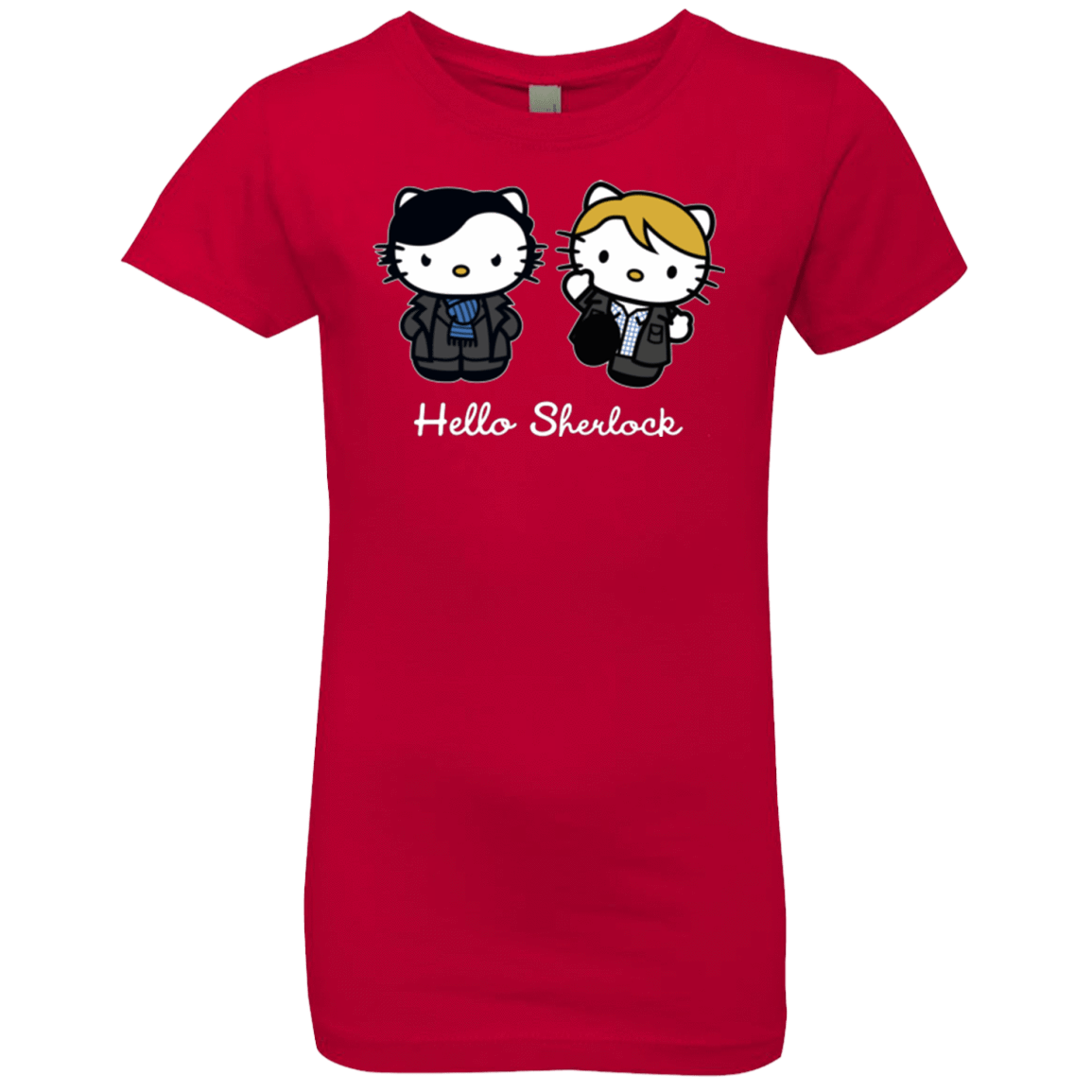 T-Shirts Red / YXS Hello Sherlock Girls Premium T-Shirt