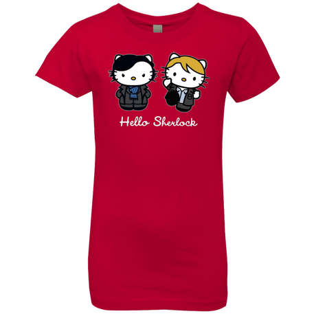 T-Shirts Red / YXS Hello Sherlock Girls Premium T-Shirt
