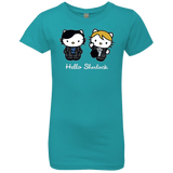 T-Shirts Tahiti Blue / YXS Hello Sherlock Girls Premium T-Shirt
