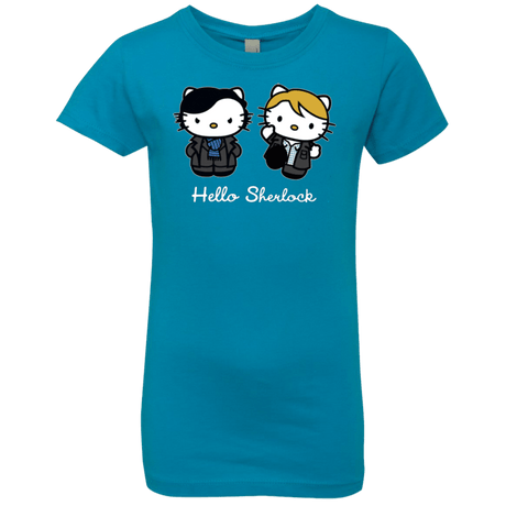 T-Shirts Turquoise / YXS Hello Sherlock Girls Premium T-Shirt
