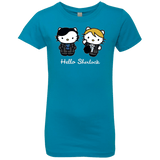 T-Shirts Turquoise / YXS Hello Sherlock Girls Premium T-Shirt