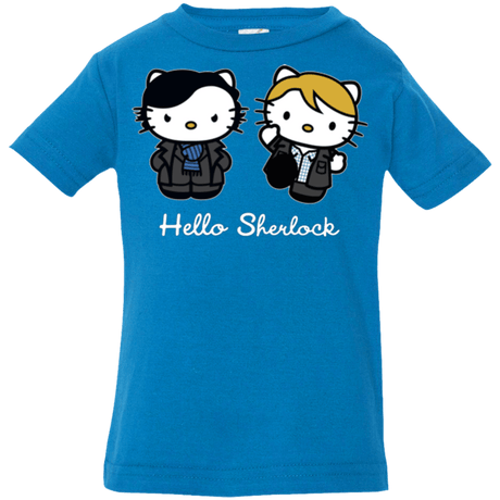 T-Shirts Cobalt / 6 Months Hello Sherlock Infant Premium T-Shirt