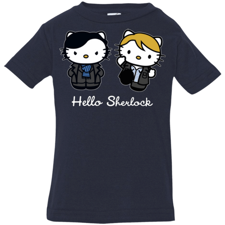 T-Shirts Navy / 6 Months Hello Sherlock Infant Premium T-Shirt