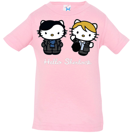 T-Shirts Pink / 6 Months Hello Sherlock Infant Premium T-Shirt