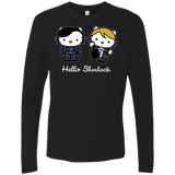 T-Shirts Black / Small Hello Sherlock Men's Premium Long Sleeve