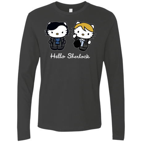 T-Shirts Heavy Metal / Small Hello Sherlock Men's Premium Long Sleeve