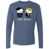 T-Shirts Indigo / Small Hello Sherlock Men's Premium Long Sleeve