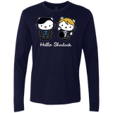T-Shirts Midnight Navy / Small Hello Sherlock Men's Premium Long Sleeve