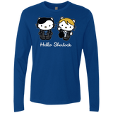 T-Shirts Royal / Small Hello Sherlock Men's Premium Long Sleeve