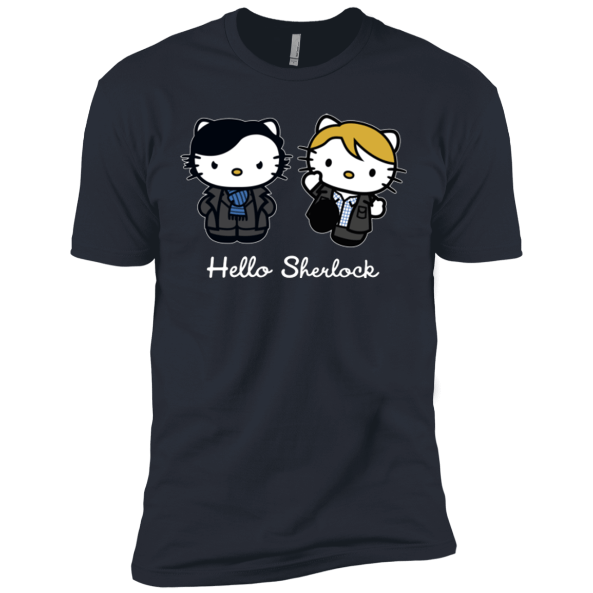 T-Shirts Indigo / X-Small Hello Sherlock Men's Premium T-Shirt