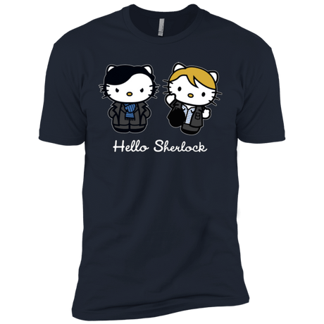 T-Shirts Midnight Navy / X-Small Hello Sherlock Men's Premium T-Shirt